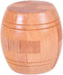 Handmade Powder Barrel Interlocking Wooden Puzzle - Brain Teaser Lock Logic Puzzle for Kids and Adults SHUYUE