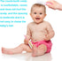 Baby Hair Brush & Silicone Cradle Cap Brush Set for Newborns & Toddlers, Natural Soft Goat Bristles, Pink