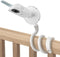 HOLACA Flexible Mount for nannio Baby Monitor - Crib Mount for Hero2 Hero3 Philips Avent SCD843/37, Twist Versatile Kit