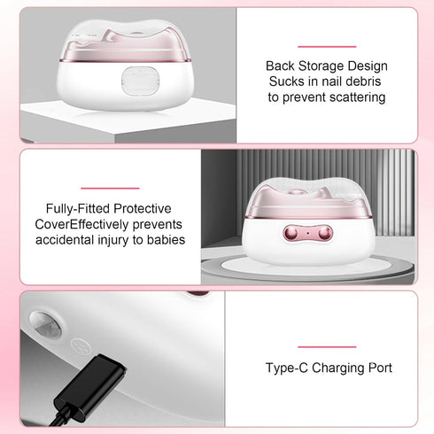 generic 2026 4 1 Trimmer 2 Kids192 Automatic Electric Nail Clipper in Automatic Nail with Nail File Polishing Gel Nail