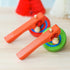 GoodPlay 2PCS Wooden Spinning Top Gyroscope with Handle and Pull String Wire, Color Random