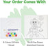 11 8 4+ Misco Toys Canvas Paint Party Kits, Piece Art kit Pre-Drawn Outline Canvas for Paint and Sip Colors and Brush