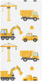 CZXW Cute Construction Vehicles Crib Sheets Fitted 52" x 28" Natural Cotton Soft