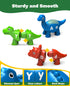 26PCS 18M+, 3 4 5 Dinosaur Alphabet Learning Toys for Montessori Educational Toys for Year Old, Toddlers Preschool