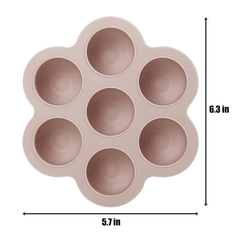 PandaEar 3 Pack Baby Food Freezer Tray with Lids, Silicone Food Feeder Teether Tray for Homemade Baby Food