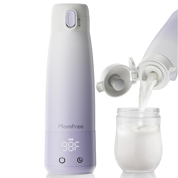 Portable Bottle Warmer for Breastmilk: Baby Milk Warmer with Smart Touch LED