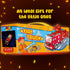 Zetz Brands Fire Truck Toy for Kids, 4D LED Lights, Bump & Go Fire Engine with Siren Sound, Ideal Birthday Gift
