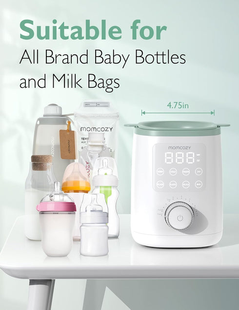 Momcozy Baby Bottle Warmer for Breast Milk Formula Food, Fullest Nutrients Preserved, Fast Heat, Night Light
