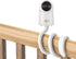 Universal Baby Monitor Camera Mount for Crib - Compatible with Arlo, Owlet, Goodbaby, Adjustable Stand (White)