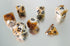 Coffee DND Dice Set of 7 – Polyhedral Dice for TTRPGs, Dungeons and Dragons, COC, MTG, and Table Games (Cappuccino)