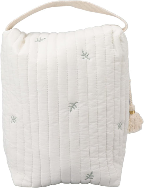 Generic Diaper Bag Organizing Pouches, Cute Multifunction Quilted Cotton Cloth Baby Stroller Diaper Bag Organizer