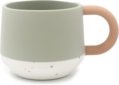 Silicone Toddler Cup Toddler Open Cup with Handle BPA-Free Baby Open Mug