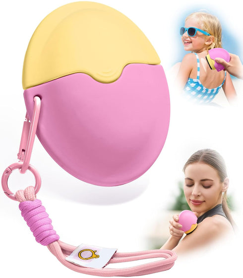 KYHDIYA Sunscreen Applicator,Roll-On Sunscreen Applicator for Kids & Adults-Easy Apply Sun Screen Roller