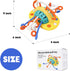 Baby Silicone Suction Cup Toy for High Chair, Toddler Sensory Toy for 6-12 Months, Montessori