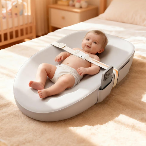 MENGLANSI Changing Station Pad Contoured Wall Surfaces Strong Nursery Station for Travel Use Portable Mat