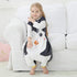 MICHLEY Toddler Sleeping Sack with Feet - Newborn Infant Sleeveless Sleeping Bag, 2-Way Zipper, Penguin, 3-5T