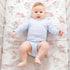 FIGEPO 4 Pack Set Baby Girl Crib Sheets Soft Fitted Floral or Elephant Theme Baby Girl Mattress Covers Breathable