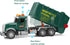 Big Garbage Truck Toys for Boys, Inertial Powered Push Car with Lights and Sounds, Trash Truck Model with 3 Garbage Cans