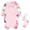 Baby Car Seat Head Body Support & Strap Covers, 2 in 1