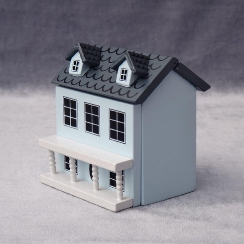 Toyvian Dollhouse Miniature House, Wooden Dollhouse Kit for Christmas Village