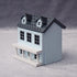 Toyvian Dollhouse Miniature House, Wooden Dollhouse Kit for Christmas Village