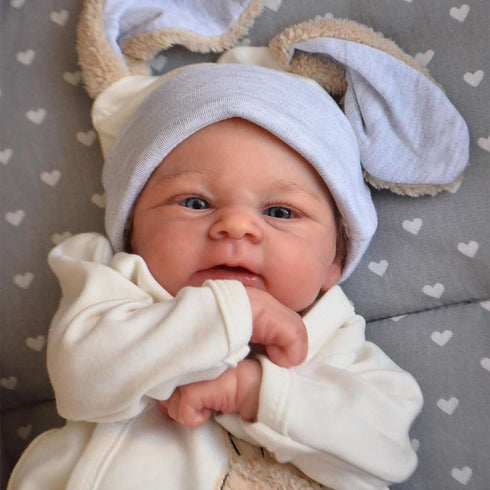 17 inch Zero Pam Realistic Reborn Baby Dolls Boy Silicone Dolls Soft Body Lifelike Preemie Babies Real Looking Newborn
