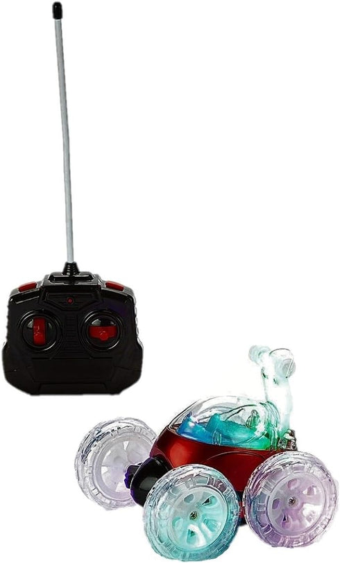 Mindscope 27 Turbo Twisters RED MHz Bright LED Light Up Stunt RC Remote Control Vehicle