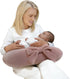 ZHIXUHZ Nursing Pillow, U-Shaped Breastfeeding Support Cushion for Bottle & Breast Feeding (Pink)