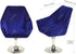 Set, iLAND Dollhouse Furniture and Accessories Miniature Swivel Chair & Carpet Modern for Dollhouse Livingroom (Dark