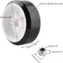 4PCS 12mm Hub Wheels - 1:10 Hard Plastic RC Drift Car Tires for Traxxas HSP Tamiya HPI Kyosho On-Road Drifting Car