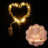 Wedding Cake Toppers Love Heart Pearl Cake Toppers with LED Light for Birthday Wedding Engagement Decorations