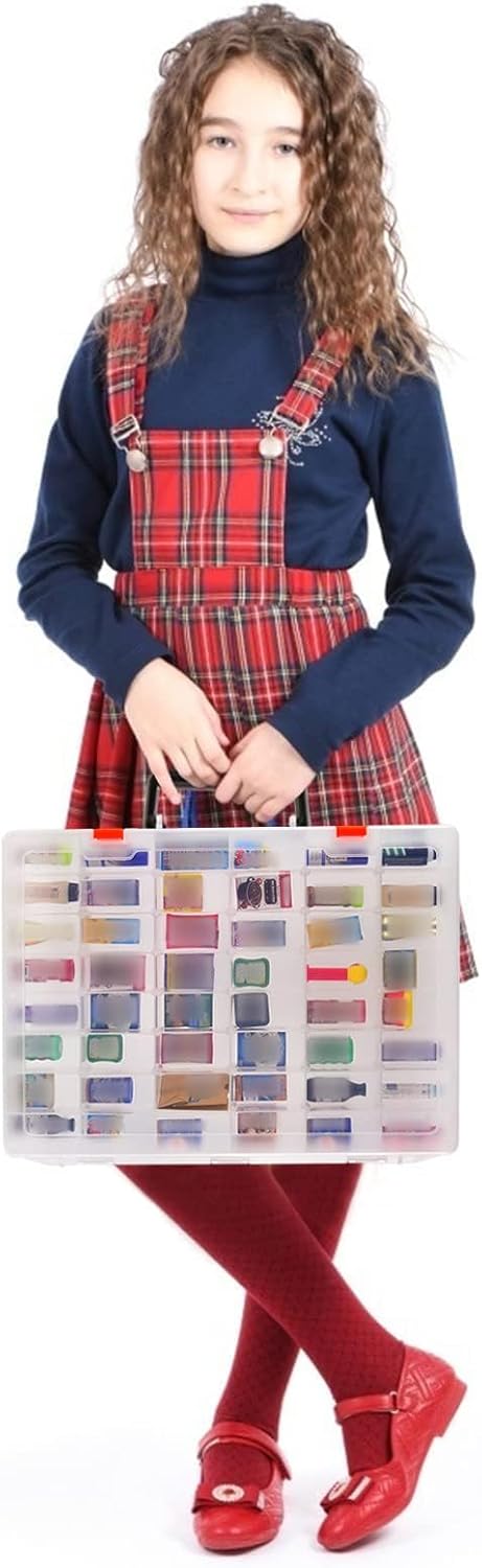 FULLCASE Collector Case for Mini Brands 5 Surprise Series 1 2 3 4 - Storage Organizer for Miniature Collectible Toys