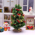 SXFSE 1:12 1 Dollhouse Decoration Accessories, Dollhouse Miniature Pc Mini Christmas Tree with Light