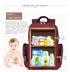 Insular Backpack Multi-Function Diaper Bag for Mom and Dad (Black)