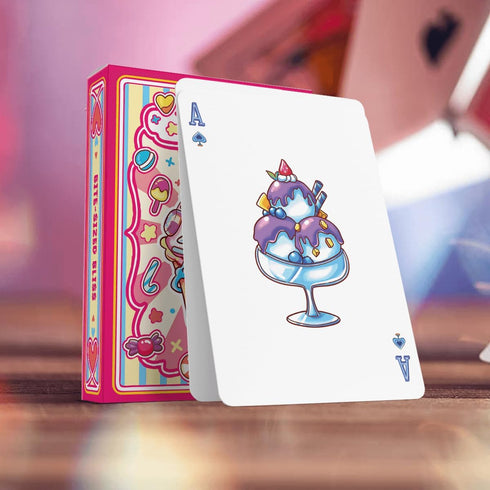 Adorable Sweet Treats Playing Cards - Cute Food for Adults, Friends, Family Games