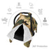 Beubebim Summer Brown Camo Baby Car Seat Canopy Soft Breathable Infant Carseat Cover Lightweight Baby Carrier Cover