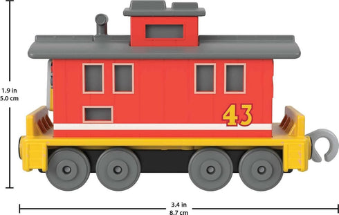 Thomas & Friends Toy Train, Brake Car Bruno Diecast Metal Push-Along Vehicle for Ages 3+ Years