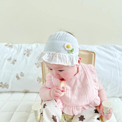 Muslin Cotton Baby Bibs for Teething - Unisex Drool Protection
