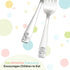 Kids Silverware Stainless Steel Set of 10, Dishwasher Safe Toddler Forks and Spoons, Safe Cutlery