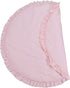 CVGAGIF 39.3 Inch, Pink Cotton Round Rug, Kids Play Mat & Tent, Machine Washable, Indoor Use