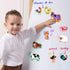 FARM Animal Magnets - Real LARGE Fridge Magnets for Toddlers, Educational Toys for 3 Year Olds