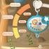 LKNUIYIE Timming 0-24 Baby Crib Mobile with Music and Light, Crib Toy with Remote Control Function, Projector Rotating