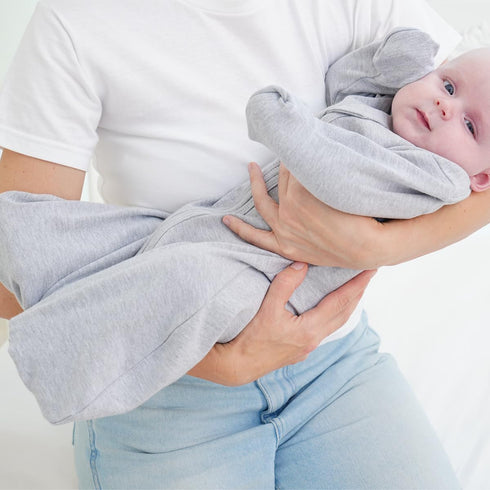Roksuma 6-12 2-Pack 2-Way 0.8 100% Transition Swaddle Baby Sleep Sack Months, Transitional Swaddle Sack Arms Up Swaddle