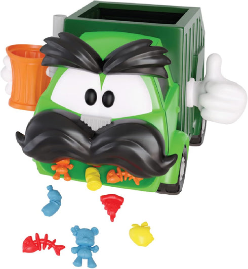 Goliath Trash Stash Game - Fill Trashcan and Watch It Dump Into Garbage Truck, Ages 4 and Up, 2-4 Players