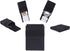 Playing Card Case - Leather Holder for Board Games, Coin Pouch, Money Organizer, and Card Deck Holder (Black)