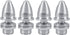 RuiLing 4pcs 3.17mm M5 RC Airplane Propeller Adaptor - Aluminum Bullet Spinner for