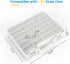 1/64 48-Slot Saichotoy Storage Case for Hot Wheels - Carrying Display Case for Scale Toy Cars, Double-Sided Transparent