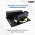 BCW QuickFold Card Boxes - Black, Magnetic Closure Storage Box for 850 to 1200 Cards