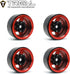 Treal 1.55'' Beadlock Wheels (4P) - Aluminum CNC Machined for 1/18 UTB18 and 1/10 RC Crawler