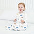 Rayon from Bamboo Sleep Sack Baby Wearable Blanket 0.5 Tog Soft Kids Sleeping Bag Toddler Sleeveless 0-6 Months Infant Newborn Swaddle Blanket 2-Way Zipper Unisex Boys Girls Sleepsack Grey